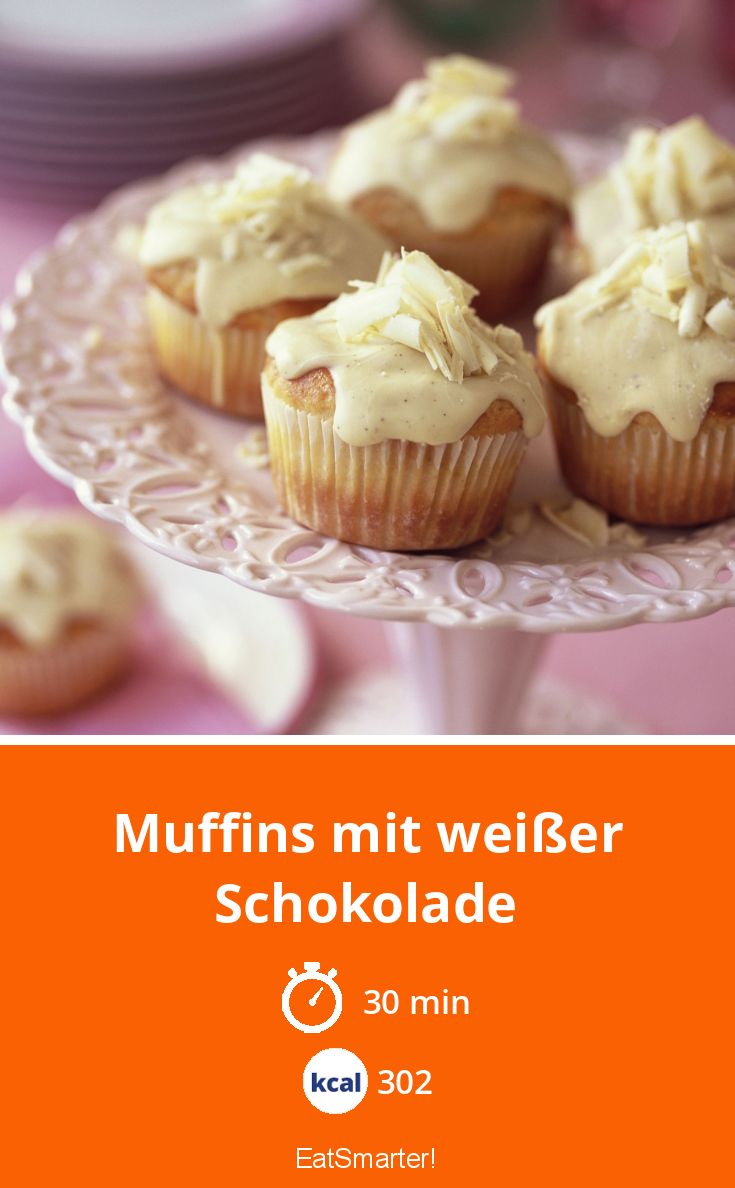Muffins mit weißer Schokolade Rezept | EAT SMARTER Muffins mit weißer Schokolade Rezept | EAT SMARTER