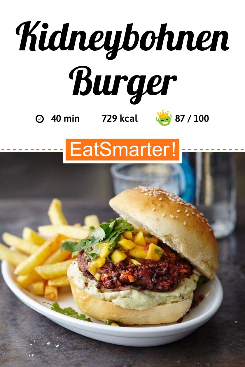 Veggi-Burger mit Mango und Avocadocreme Rezept | EAT SMARTER