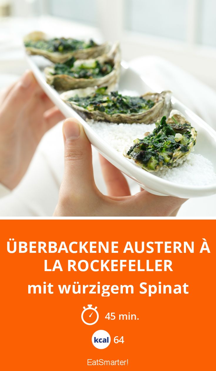 Überbackene Austern à la Rockefeller Rezept | EAT SMARTER
