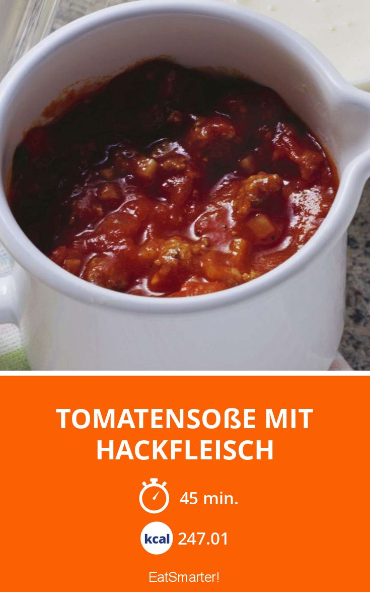 Tomatensoße mit Hackfleisch Rezept | EAT SMARTER