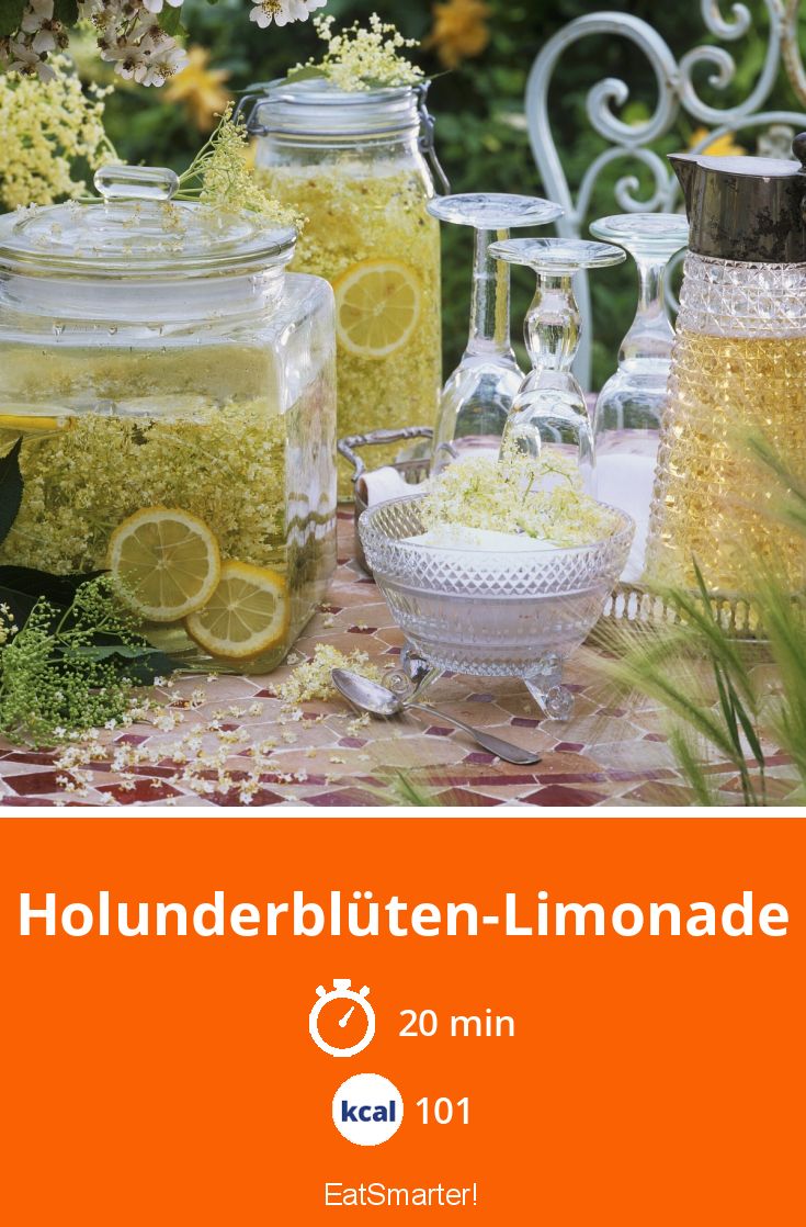 Holunderblüten-Limonade Rezept | EAT SMARTER Holunderblüten-Limonade Rezept | EAT SMARTER