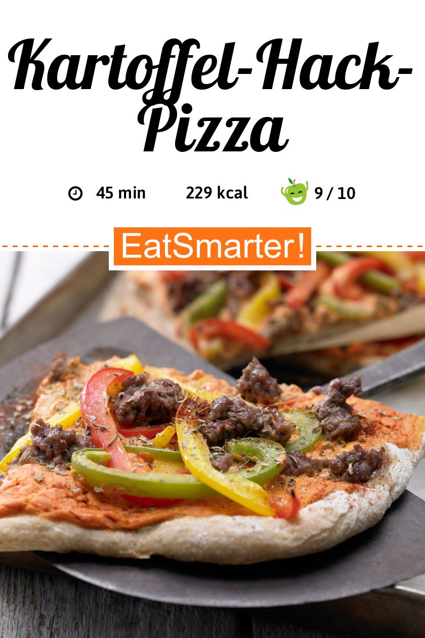 Kartoffel-Hack-Pizza Rezept | EAT SMARTER