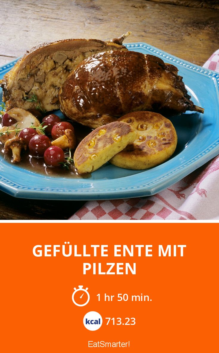 Gefüllte Ente mit Pilzen Rezept | EAT SMARTER