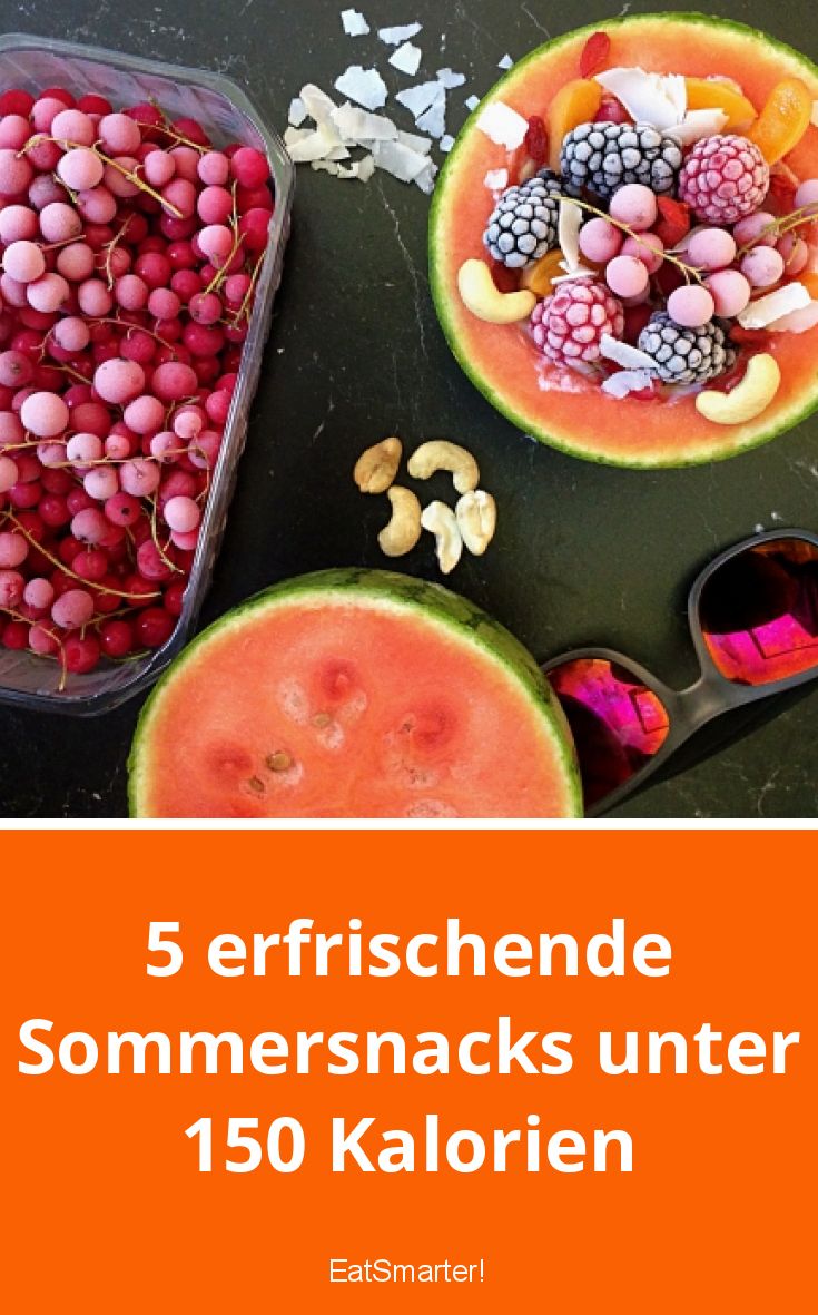 5 erfrischende Sommersnacks | EAT SMARTER
