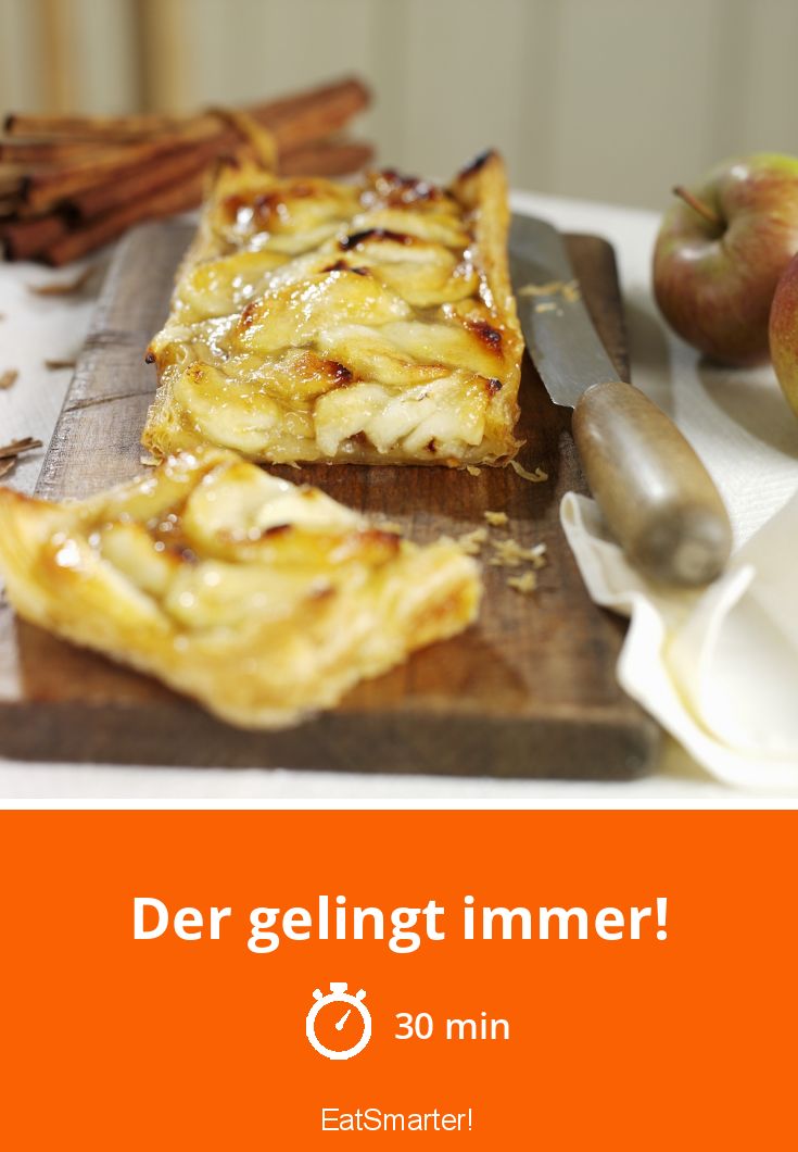 Schneller Apfelkuchen mit Blätterteig Rezept | EAT SMARTER
