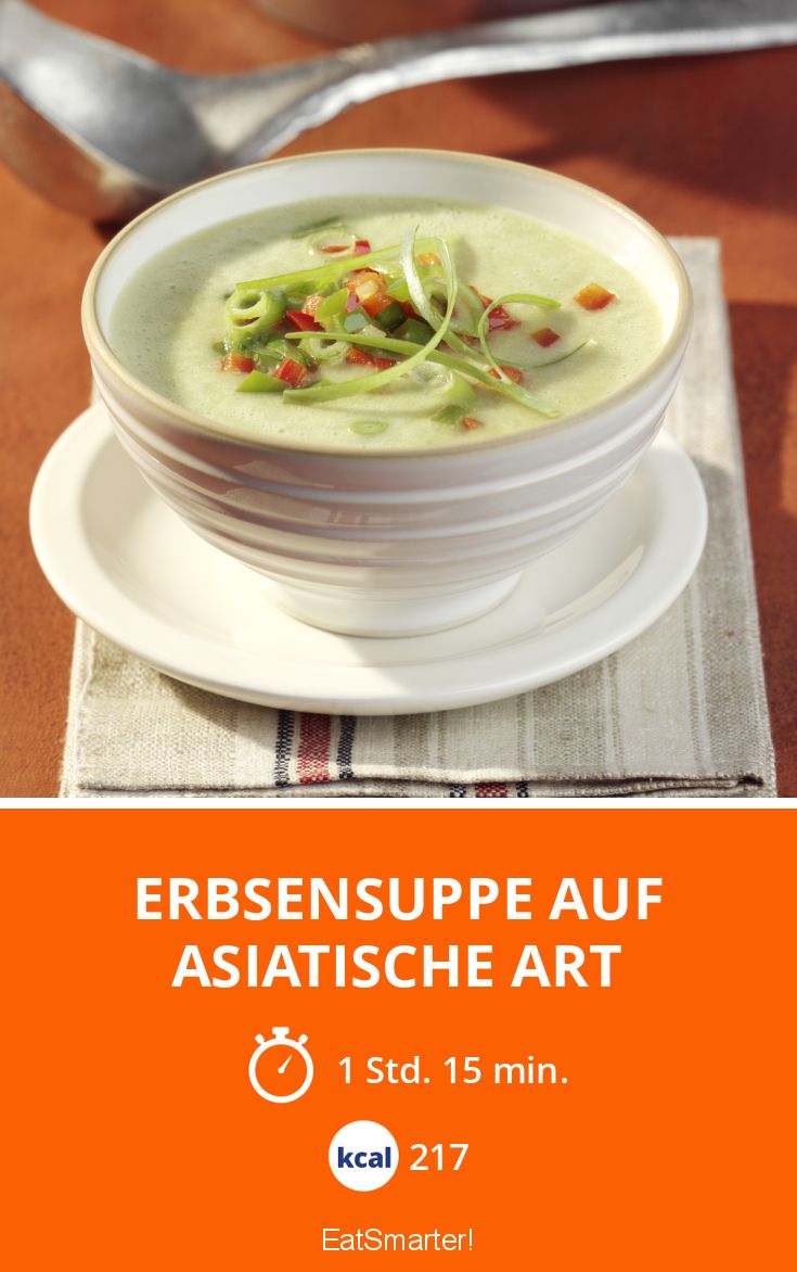 Erbsensuppe auf asiatische Art Rezept | EAT SMARTER