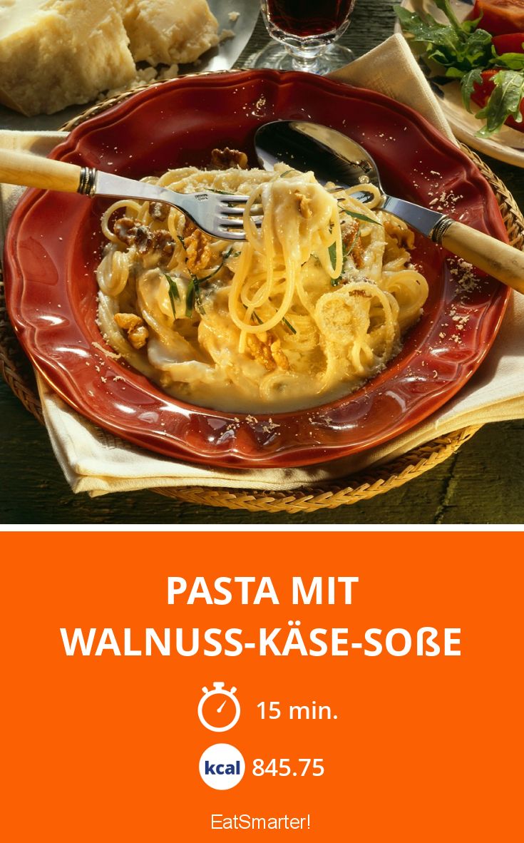 Pasta mit Walnuss-Käse-Soße Rezept | EAT SMARTER Pasta mit Walnuss-Käse-Soße Rezept | EAT SMARTER