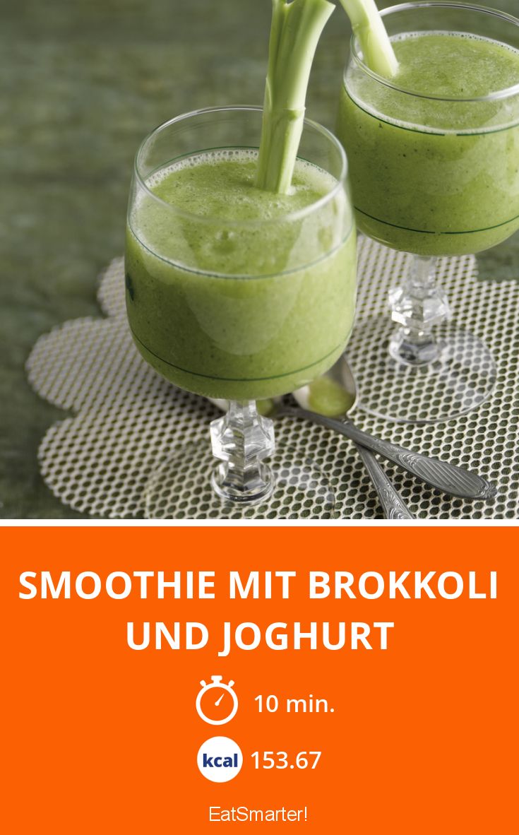 Smoothie mit Brokkoli und Joghurt Rezept EAT SMARTER