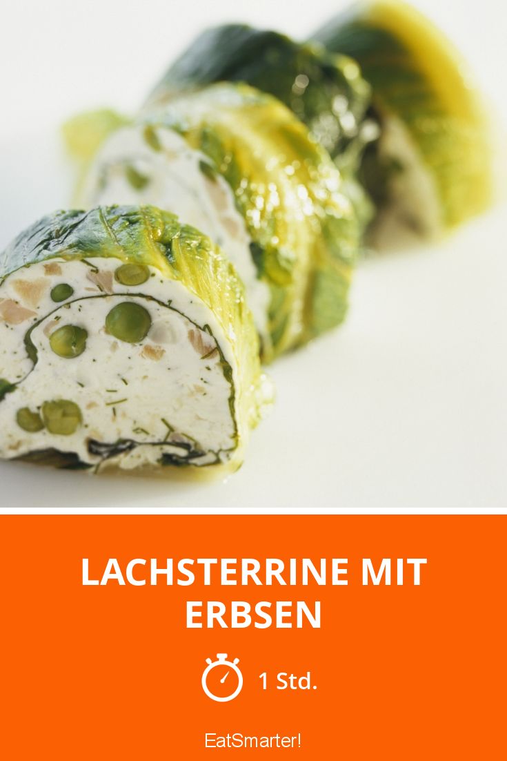 Lachsterrine mit Erbsen Rezept | EAT SMARTER Lachsterrine mit Erbsen Rezept | EAT SMARTER