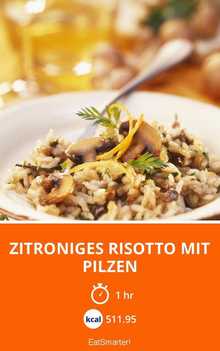 Zitroniges Risotto mit Pilzen Rezept | EAT SMARTER