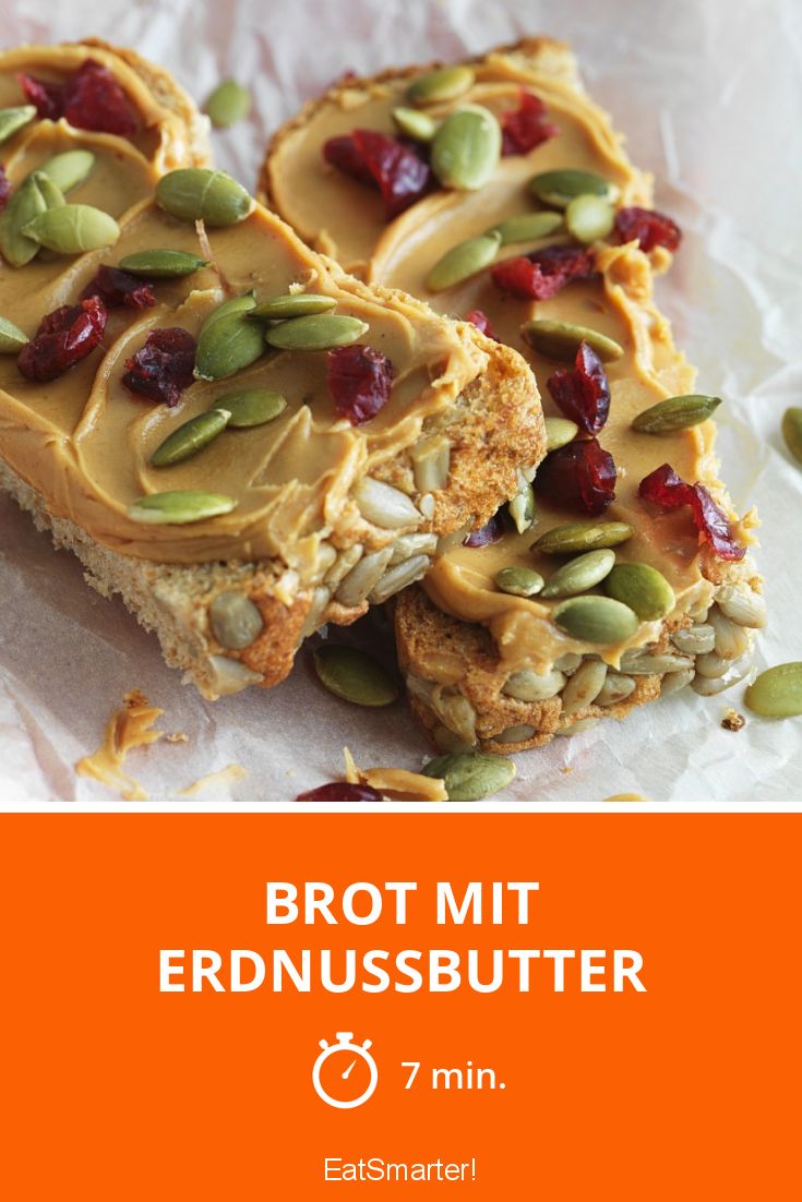 Brot mit Erdnussbutter Rezept | EAT SMARTER Brot mit Erdnussbutter Rezept | EAT SMARTER
