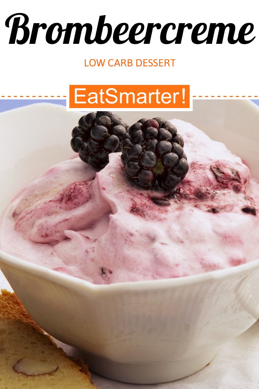 Brombeercreme: fruchtiges Dessert ohne raffinierten Zucker Rezept | EAT ... Brombeercreme: fruchtiges Dessert ohne raffinierten Zucker Rezept | EAT ...