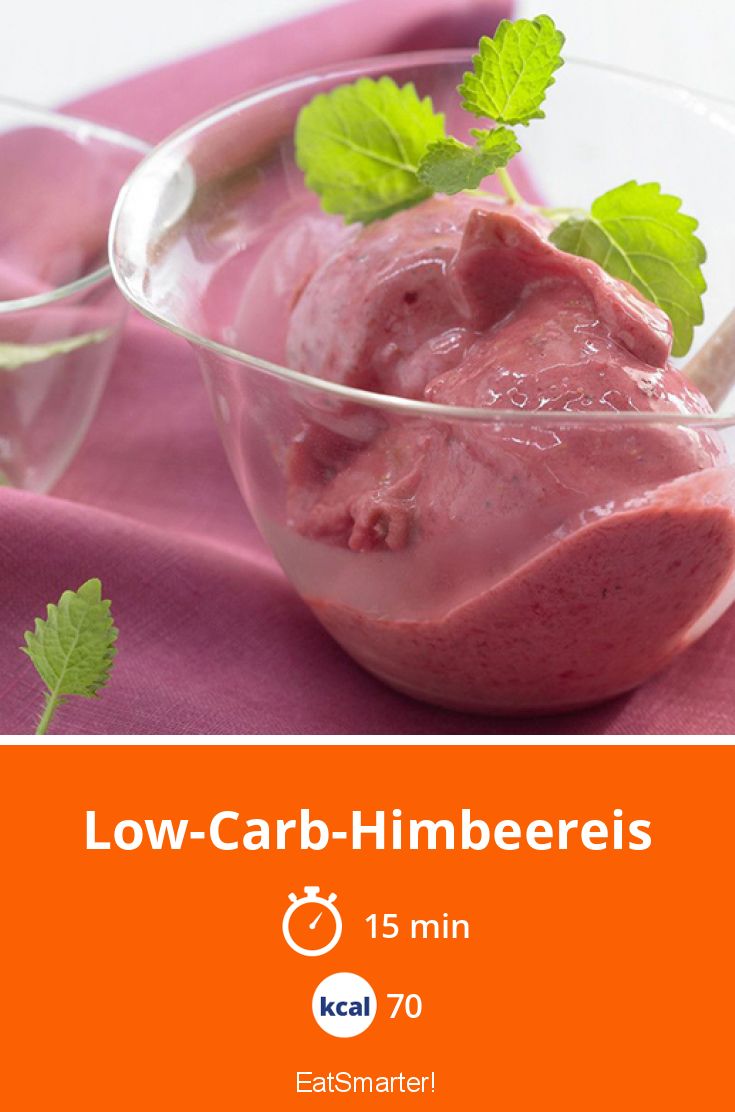 Low-Carb-Himbeereis Rezept | EAT SMARTER Low-Carb-Himbeereis Rezept | EAT SMARTER