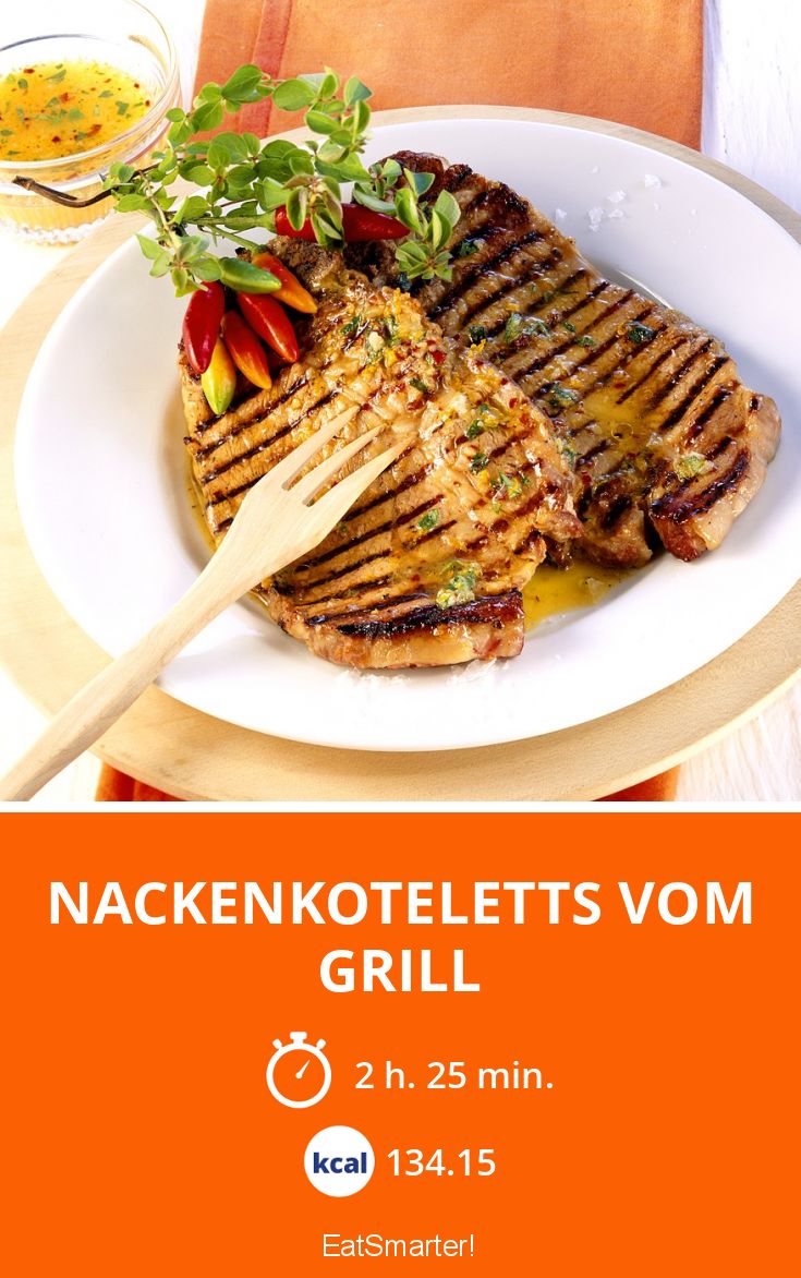 Nackenkoteletts vom Grill Rezept | EAT SMARTER