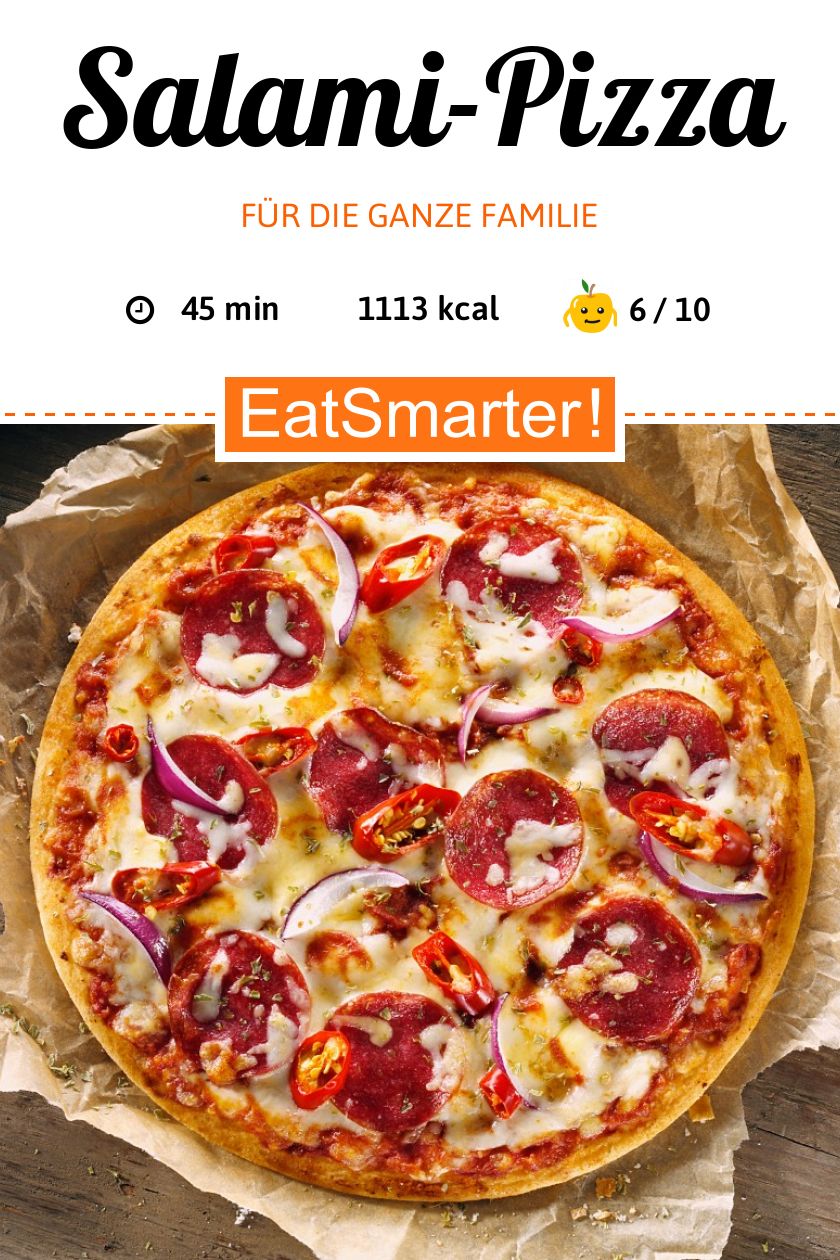 SalamiPizza Rezept EAT SMARTER