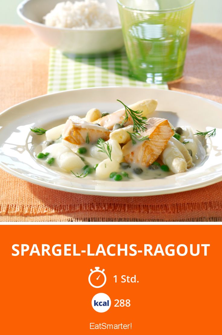 Spargel-Lachs-Ragout Rezept | EAT SMARTER