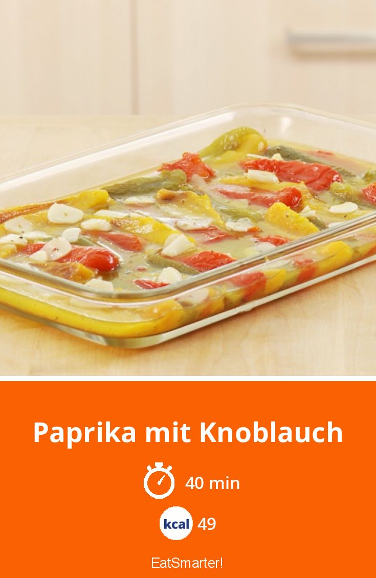 Paprika mit Knoblauch Rezept EAT SMARTER