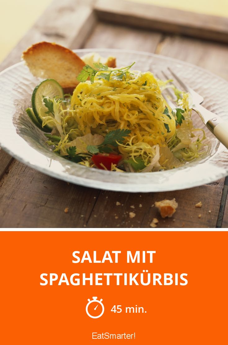 Salat mit Spaghettikürbis Rezept | EAT SMARTER Salat mit Spaghettikürbis Rezept | EAT SMARTER