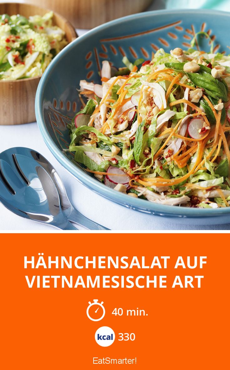 Hähnchensalat auf vietnamesische Art Rezept | EAT SMARTER Hähnchensalat auf vietnamesische Art Rezept | EAT SMARTER