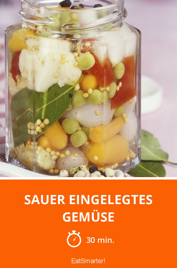 Sauer eingelegtes Gemüse Rezept EAT SMARTER