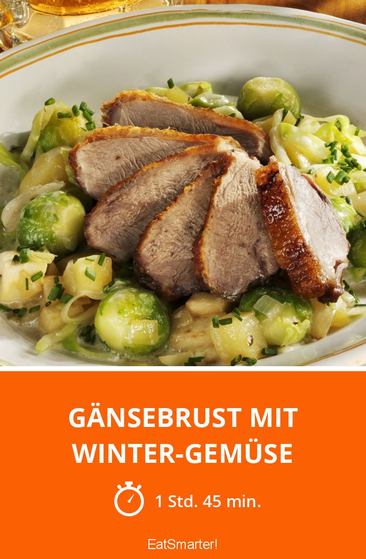 Gänsebrust mit Winter-Gemüse Rezept | EAT SMARTER