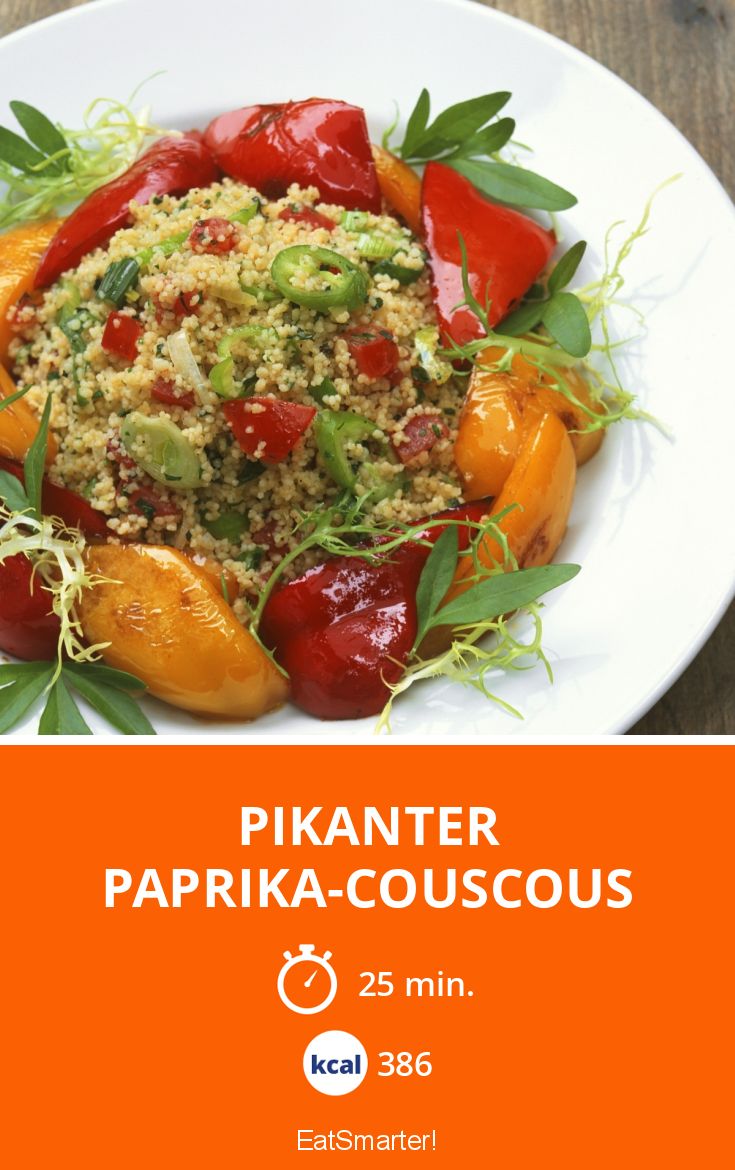 Pikanter PaprikaCouscous Rezept EAT SMARTER