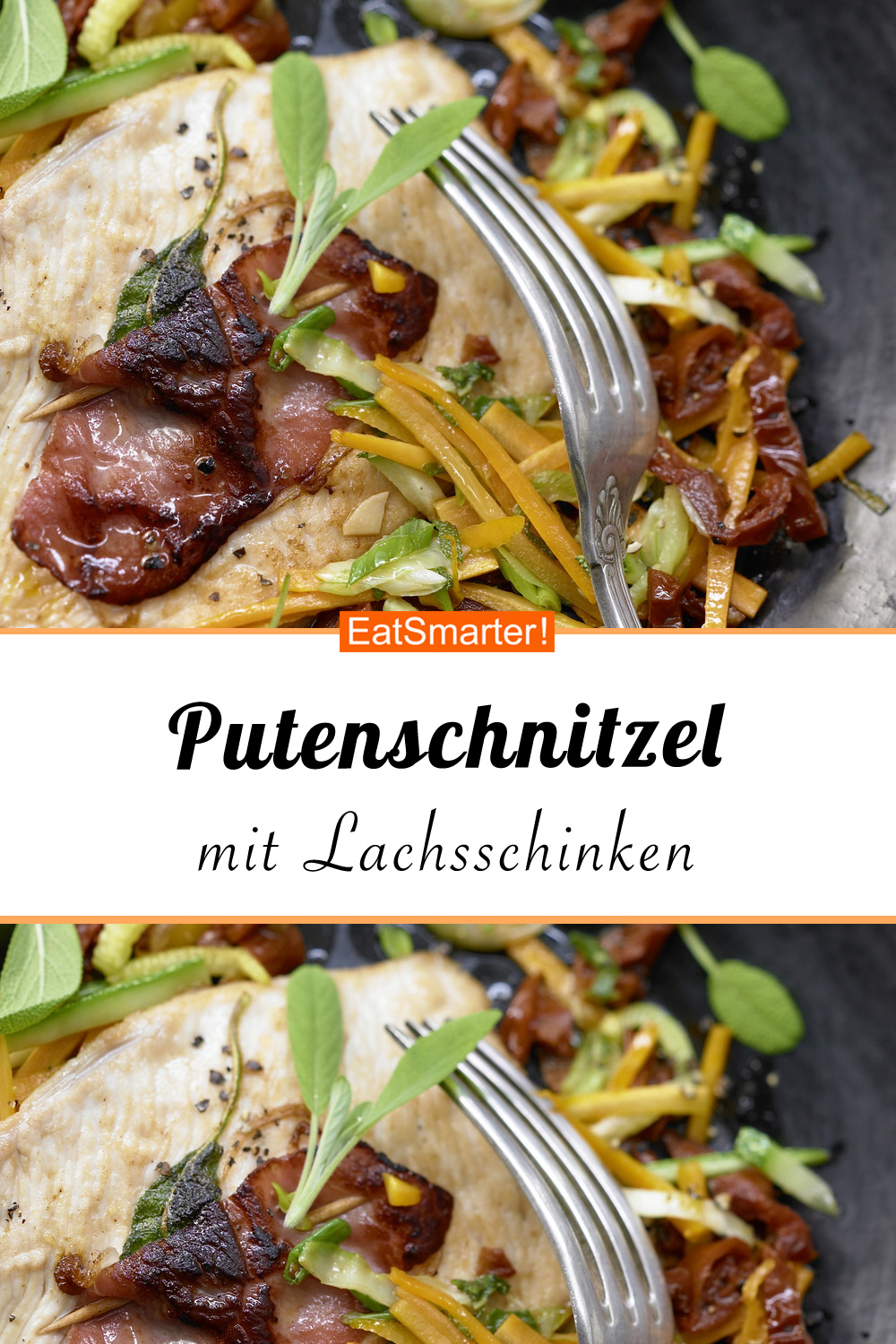 Putenschnitzel mit Lachsschinken Rezept | EAT SMARTER