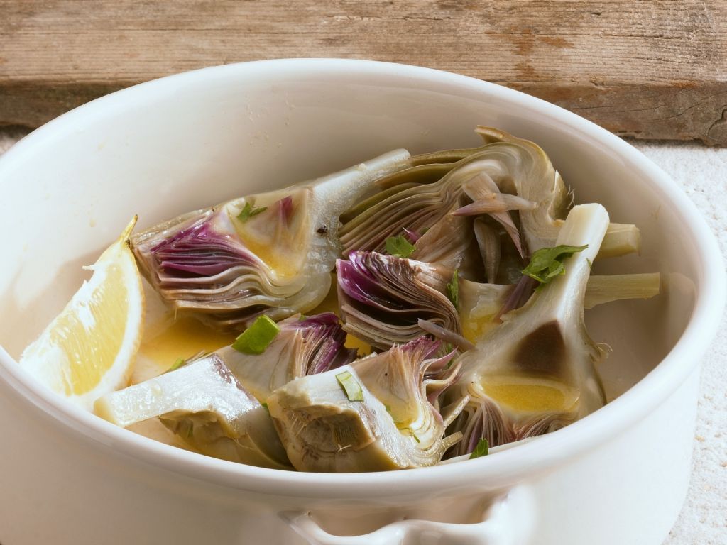 Artischocken in Sherry-Sauce