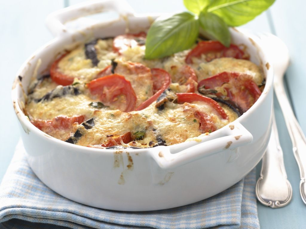 Makkaroni Auberginen Gratin Mit Tomaten - Rezepte Suchen