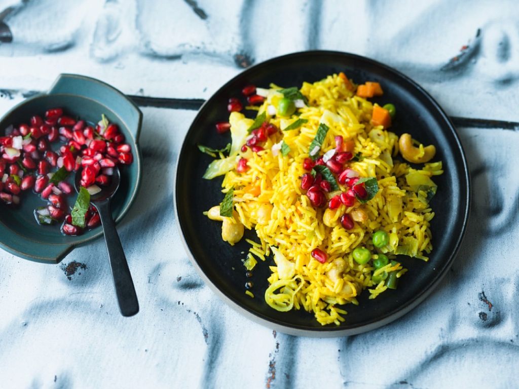 Basmatireis mit Kurkuma und Granatapfel Rezept | EAT SMARTER Basmatireis mit Kurkuma und Granatapfel Rezept | EAT SMARTER