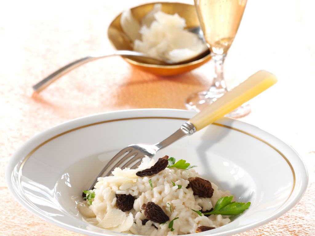 ChampagnerRisotto mit Morcheln Rezept EAT SMARTER