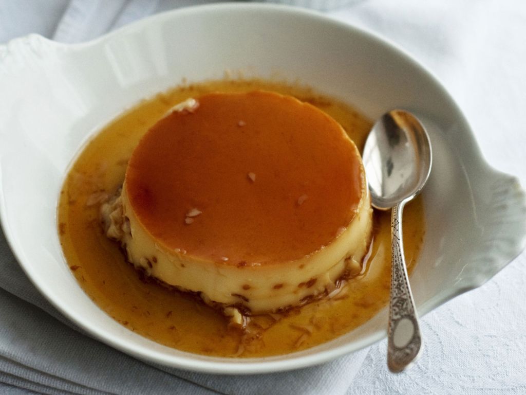 Bild einer köstlichen Creme Caramel