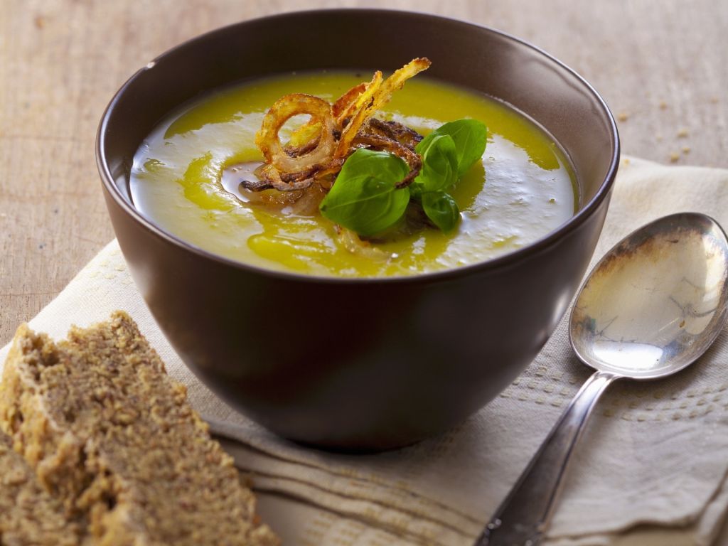 Cremige Lauchsuppe