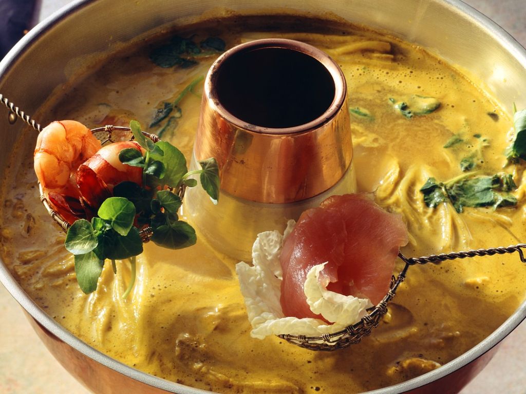 CurryKokosFondue Rezept EAT SMARTER