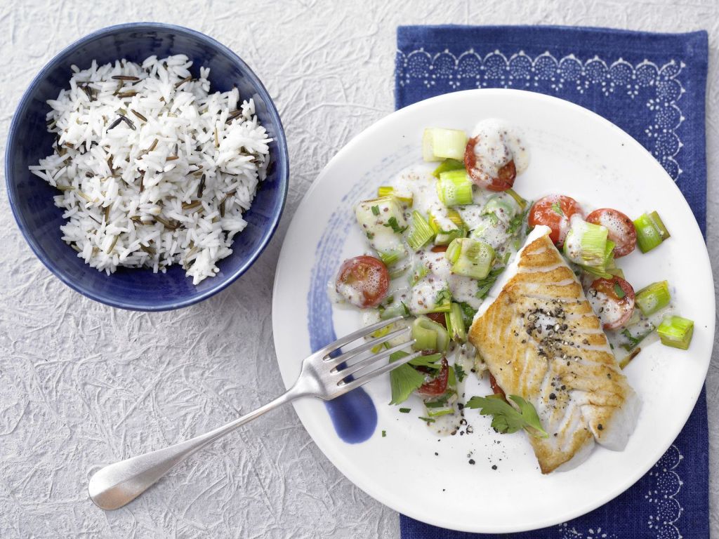 Gebratener Seelachs mit Wildreis Rezept | EAT SMARTER