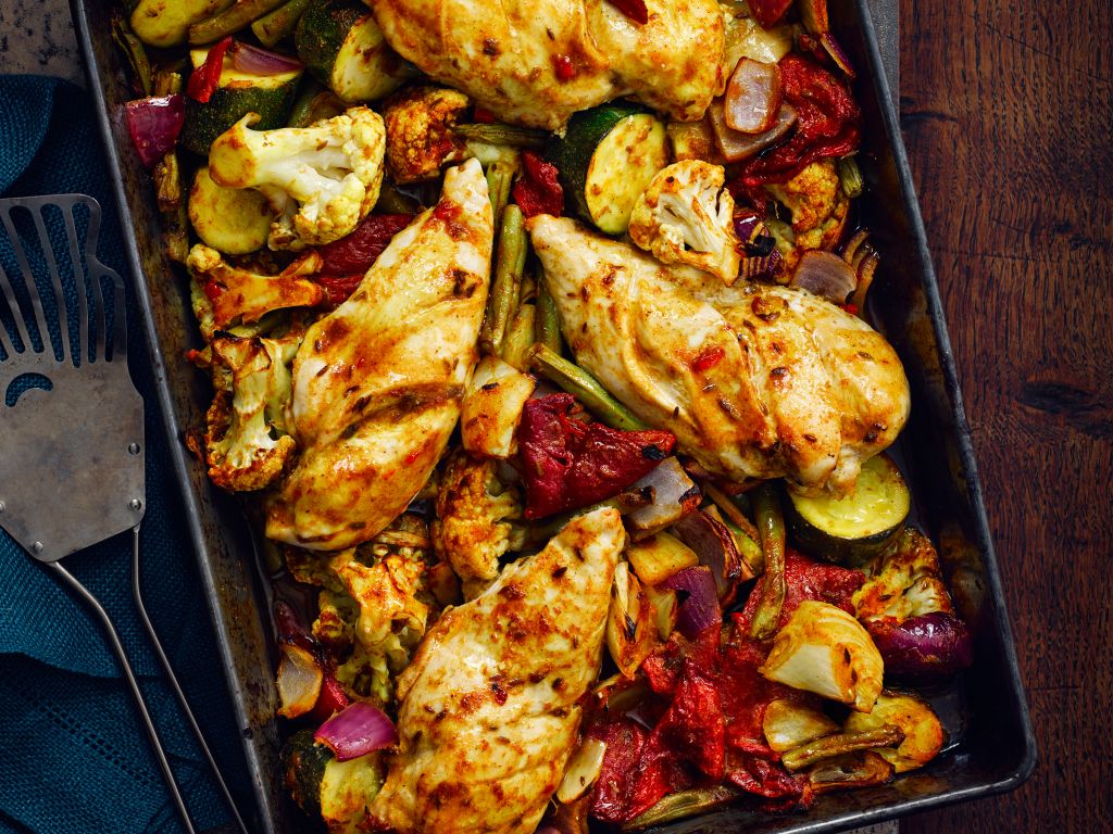 Hähnchen-Jalfrezi aus dem Ofen: gesunder indischer Leckerbissen Rezept ...