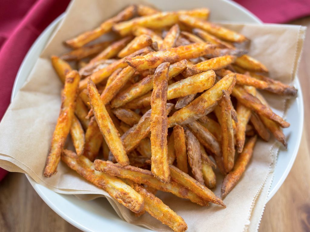Faszinierend Pommes Knusprig Im Backofen Bild