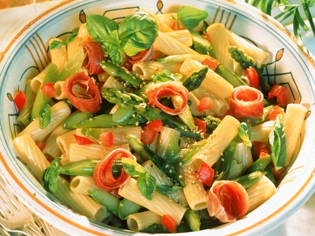 Nudeln Mit Grunen Spargel
