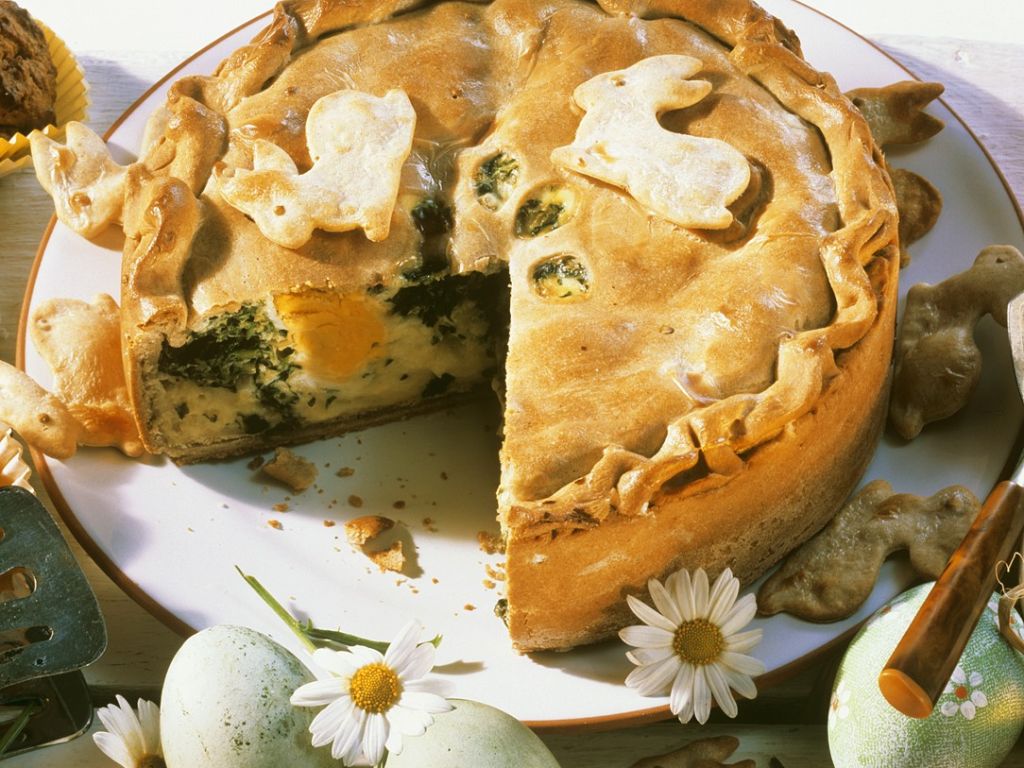 Österlicher Spinatkuchen Rezept | EAT SMARTER