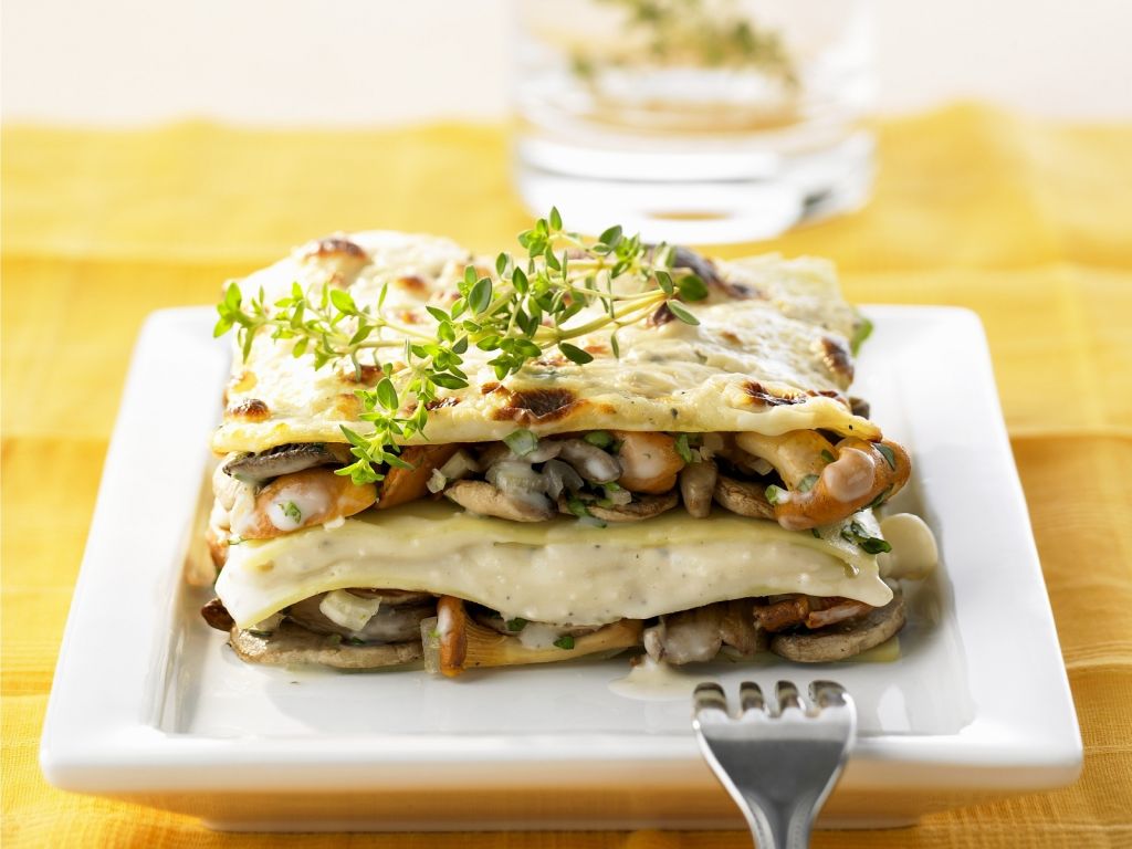 Würzige Pilz-Lasagne Rezept | EAT SMARTER
