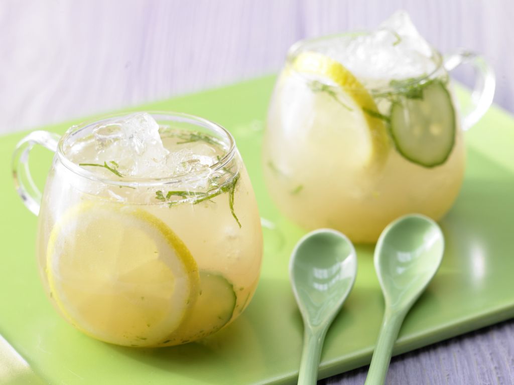 Zitrus-Gurken-Bowle Rezept