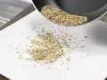 Ananas im Sesammantel mit Eis Zubereitung Schritt 2 Ananas im Sesammantel mit Eis Zubereitung Schritt 2