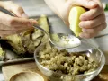 Auberginen-Bruschetta Zubereitung Schritt 6 Auberginen-Bruschetta Zubereitung Schritt 6