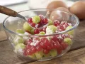 Beeren-Baiser-Kuchen Zubereitung Schritt 1 Beeren-Baiser-Kuchen Zubereitung Schritt 1