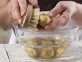Bohnengemüse mit Schnitzel Zubereitung Schritt 1 Bohnengemüse mit Schnitzel Zubereitung Schritt 1