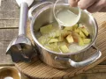 Couscous-Brei mit Pfirsich Zubereitung Schritt 3 Couscous-Brei mit Pfirsich Zubereitung Schritt 3