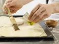 Dinkelfladen Zubereitung Schritt 5 Dinkelfladen Zubereitung Schritt 5