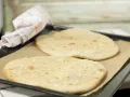 Dinkelfladen Zubereitung Schritt 6 Dinkelfladen Zubereitung Schritt 6