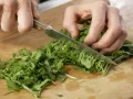 Eintopf mit Möhren, Rucola und Kassler Zubereitung Schritt 4 Eintopf mit Möhren, Rucola und Kassler Zubereitung Schritt 4