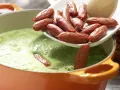 Erbsensuppe mit Mini-Cabanossi Zubereitung Schritt 4 Erbsensuppe mit Mini-Cabanossi Zubereitung Schritt 4